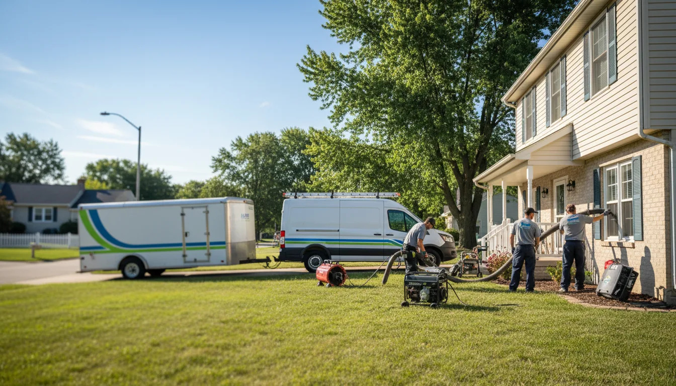 Flooded Basement Restoration And Cleanup With Repair in Mcdonald, OH near me